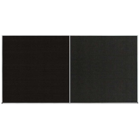 United Visual Products Enclosed Corkboard, 1 Door, 18"x24", 4" Fra UV3414-BRONZE-COBACC